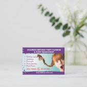 Feest, verrassing, visitekaartje (Staand voorkant)