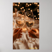 Feest vieren met wijn poster (Voorkant)