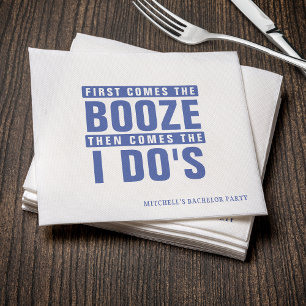 Feest voor de Bruidegom: Drank voor ik Trouw Servet