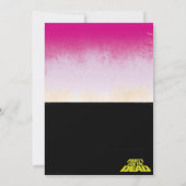 Feest voor de Dode Uitnodiging (Achterkant)