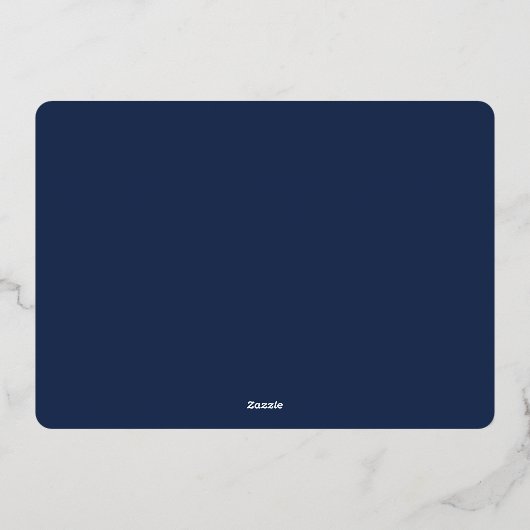 Feest voor gouden olieramp folie uitnodiging (Achterkant)