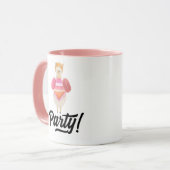 Feest! Waterverf Llama Mok (Voorkant links)