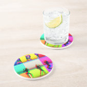 Feest Zandsteen Onderzetter (Zijkant)