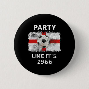Feest zoals het is 1966 St George Voetbal  Ronde Button 5,7 Cm