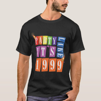 Feest zoals het Pet van 1999® - T-Shirt - Des 12-f