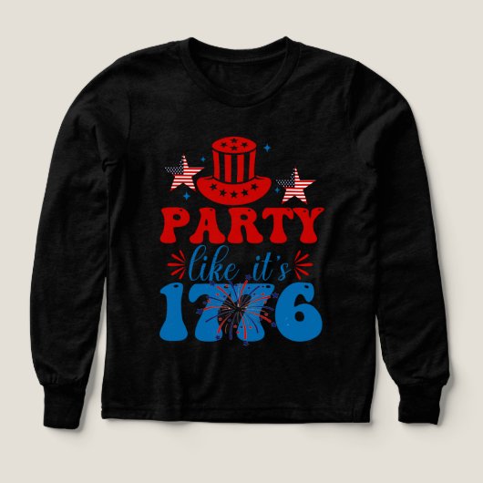 Feest zoals zijn 1776 sterren & strepen rood wit b (Voorkant)