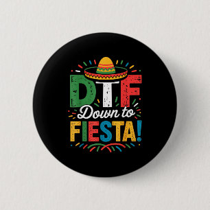 Feestartikel voor feestelijke gelegenheden Beneden Ronde Button 5,7 Cm