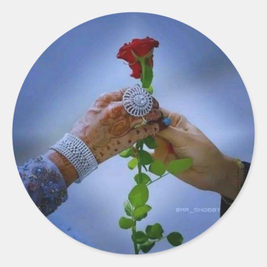 Feestartikelen Gift Wrapping Benodigdheden Ronde Sticker (Voorkant)