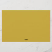  feestartikelen met naam briefpapier (Achterkant)