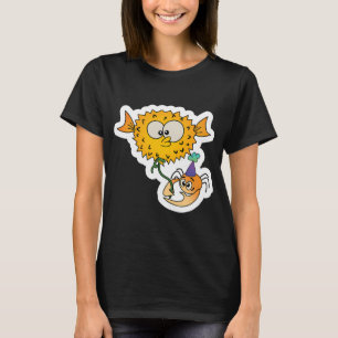 Feestballon Kogelvis en Verjaardag Gelukkige Krab T-shirt