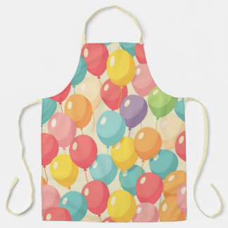 Feestballonnen in verschillende kleuren schort