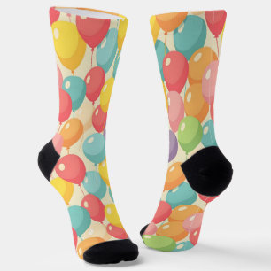 Feestballonnen in verschillende kleuren sokken