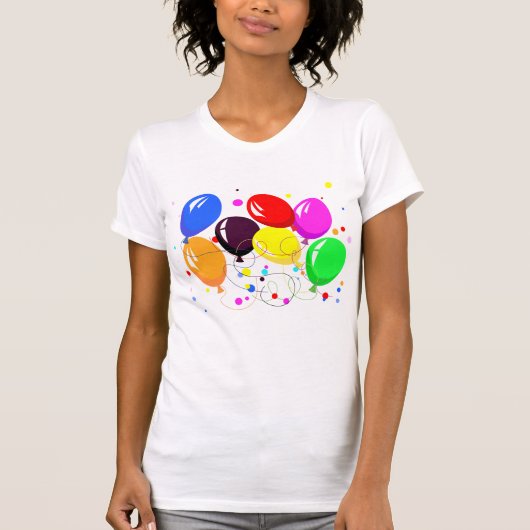 Feestballonnen Vrouwen T-shirt (Voorkant)