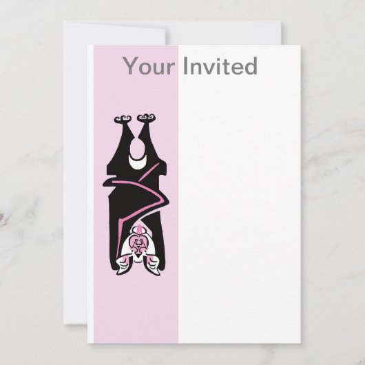 Feestbeest - Vleermuis Crazy -Halloween -Wilde di Kaart (Voorkant)