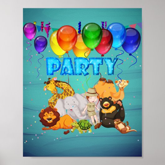 feestbeesten poster (Voorkant)