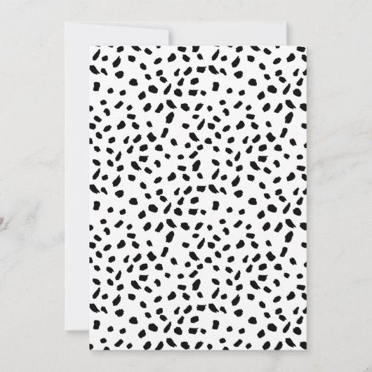 Feestbeesten Puppies Verjaardagsfeest Uitnodiging (Achterkant)