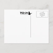 feestbekertje uitnodiging briefkaart (Achterkant)