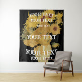 Feestcabine Achtergrond Voer jouw tekst in Wandkleed (In situ)