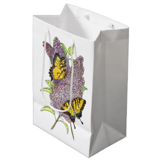 Feestcadeautas - Tijgerzwaluwstaartvlinders Medium Cadeauzakje
