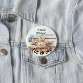 Feestcafé-rondleiding Cruise lijn Cocktails Ronde Button 7,6 Cm (In situ)