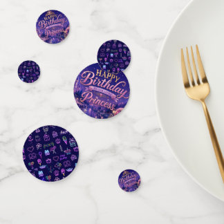 Feestconfetti voor prinsessenverjaardagsfeest confetti