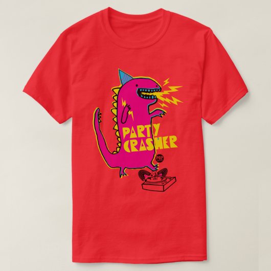 FEESTCRASHER T-SHIRT (Design voorkant)
