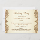 feestdag bezoekt kerstfeest kaart (Achterkant)