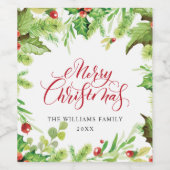 feestdag feestdag feestdag voor feestdag in Holly  Wijn Etiket (Enkel label)