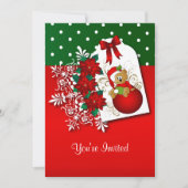 feestdag feestelijk kerstBeer Kaart (Voorkant)