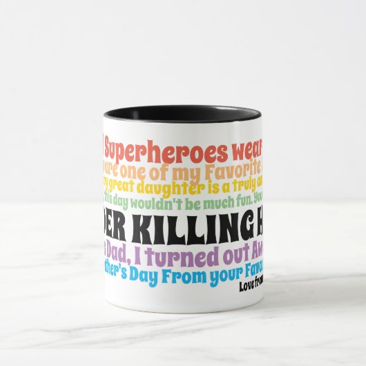 Feestdag Funny Quotes uit Dochter Mok (Midden)