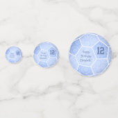 feestdag in dusty - poster blauw meisje confetti (Achterkanten)