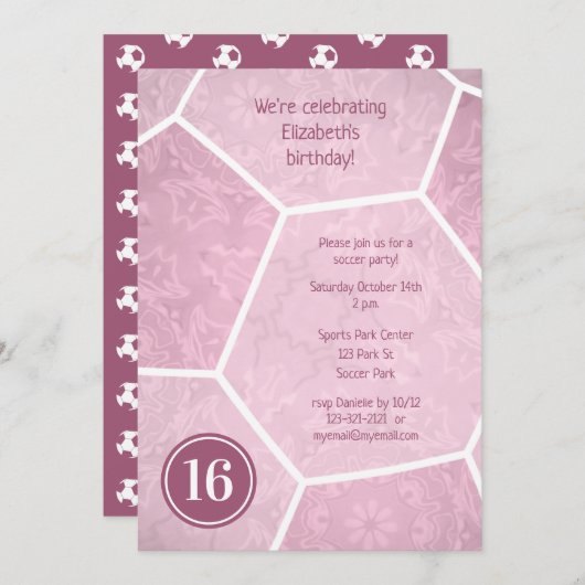 feestdag in dusty - roze giro kaart (Voorkant / Achterkant)