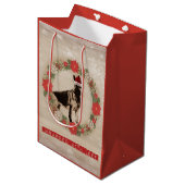 feestdag in Shepherd Medium Cadeauzakje (Voorkant Gekanteld)