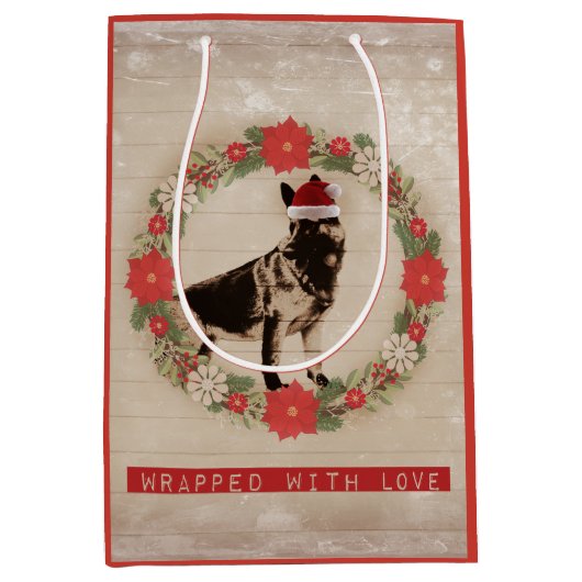 feestdag in Shepherd Medium Cadeauzakje (Voorkant)