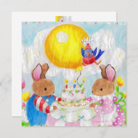 feestdag kaart (Voorkant / Achterkant)