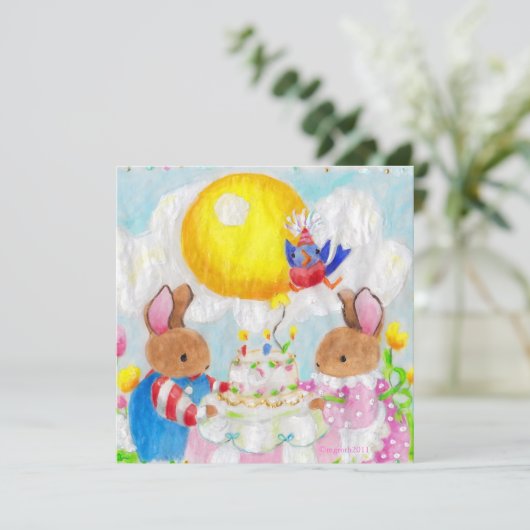 feestdag kaart (Staand voorkant)