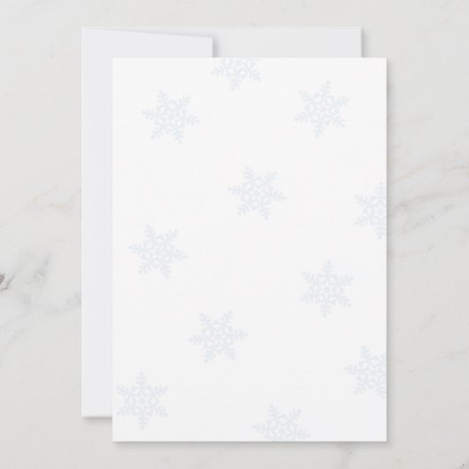 Feestdag Kerst uitnodiging (Achterkant)