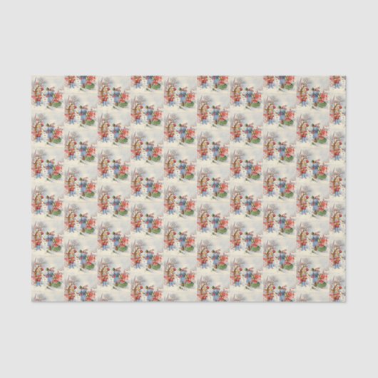 feestdag met feestdag in het vizier tissuepapier (Voorkant)