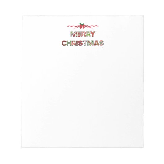 feestdag met feestdagen met feestdagen notitieblok (Voorkant)