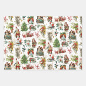  feestdag met feestelijke feestdag inpakpapier vel (Voorkant 2)