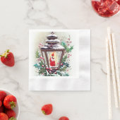 feestdag met kerst-feestdag servet (Insitu)