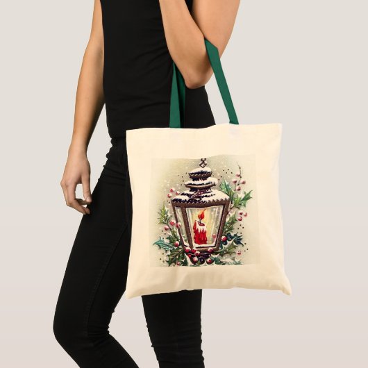 feestdag met kerst-feestdag tote bag (Voorkant (product))