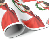 feestdag met kerst - kerst cadeaupapier (Rol Hoek)