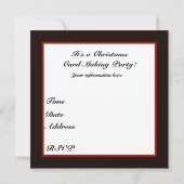 feestdag met kerst - kerst  kaart (Achterkant)