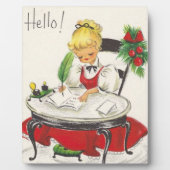 feestdag met kerstavond fotoplaat (Voorkant)