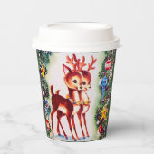 feestdag met kerstavond papieren bekers (Voorkant)