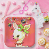 feestdag met kerstavond papieren bordje (Feest)