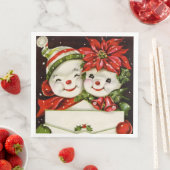 feestdag met kerstavond servet (Insitu)