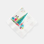 feestdag met kerstcadeaufeest servet (Hoek)