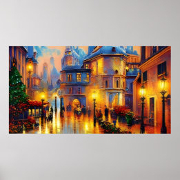 feestdag oude kleurrijke Poster